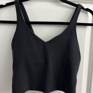 Lululemon aligned tank size 4 black